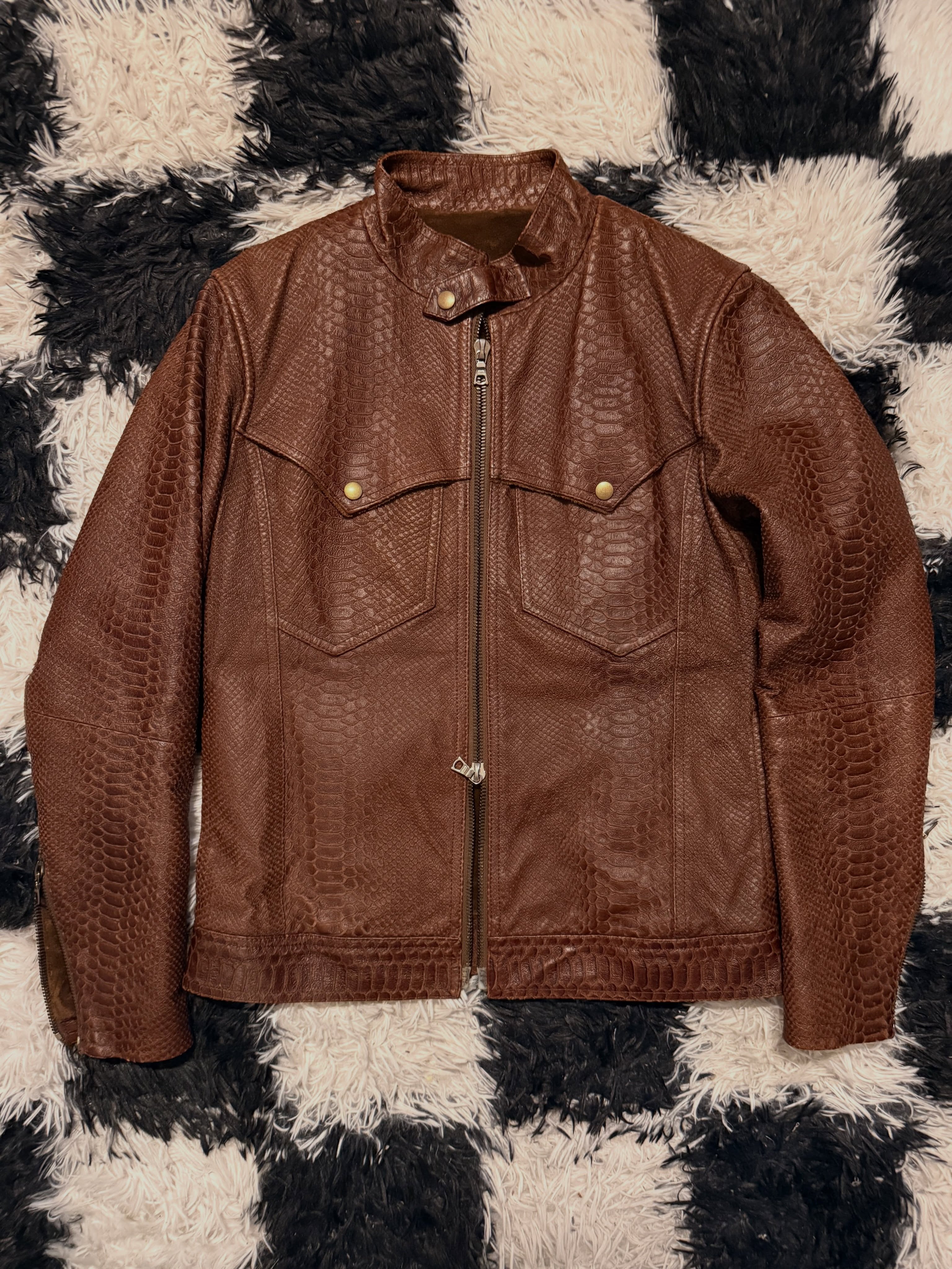 tornado mart pig skin jacket